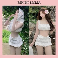 BIKINI EMMA 3-Piece Foam Bikini, 2-Piece Long Scarf Top