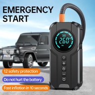 FHY/🌟WK 4 In 1 Car Jump Starter Pump Air Compressor Portable Power Bank Car Battery Booster Charger Tire Inflator Starti