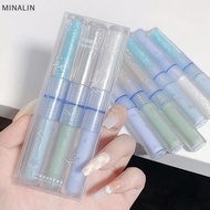 NA 2 In 1 Blue Green Liquid Eye Shadow Matte Sequins Pearlescent Eye Makeup Lying Silkworm Brighteni