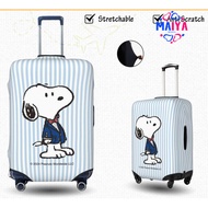 Snoopy luggage cover, stretchable spandex fabric, flexible Luggage Cover 18 20 22 24 26 28 30 32 inc
