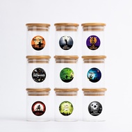 Dispensing Bottles Glass Sealed Spice Jars Storage Tool Helloween Transparent Storage Tank Food Stor