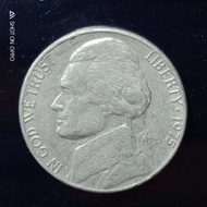 Koin Amerika 5 Cent Tahun 1975 Liberty - FC02