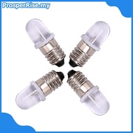 [prosperrise] 5pcs E10 Led Bulb DC 3V 4.5V Instrument Bulb Indicator Bulb Flashlight Bulb [MY]