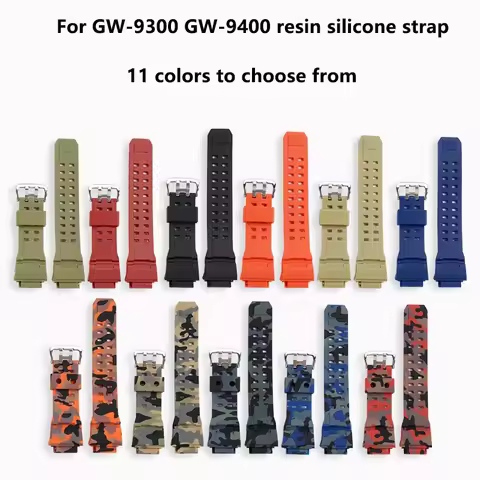Resin Silicone Watch Band For Casio G-SHOCK GW-9400 GW-9300 GW-9200 Men's Ruber Wrist strap Waterpro