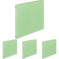 KOKUYO File, flat paper cover, plastic binding, 2 holes, B4 size, 150 sheets, green F-V19G x 4