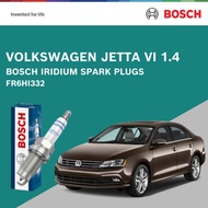 Bosch Iridium Spark Plugs FR6HI332 for Volkswagen Jetta VI 1.4 TSI (1 PC) 2011 - 2014