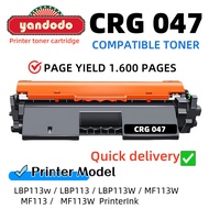 Compatible Canon Cartridge CRG047 CRG047H CRG 047 047H I-Sensys MF110 LBP113w MF112 MF113w DRUM Tone