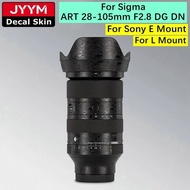 Customized Sticker For Sigma ART 28-105mm F2.8 DG DN Decal Skin Camera Vinyl Wrap Film Protector Coa