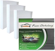 3 Pack White FD157 Cabin Air Filter for AVALON/CAMRY/COROLLA/PRIUS/PRIUS PRIME/RAV4,ES350/RX350/RX35