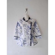 / WORK BLOUSE/ WORK BATIK UNIFORM 3 SLEEVE BATIK BLOUSE/4
