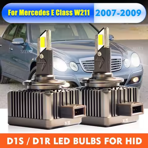 D1S D1R LED Headlight Bulbs 6000K Turbo Lights For 07-09 Mercedes-Benz E Class W211 Car Lamp Xenon H