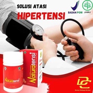 Naturatensi obat herbal hipertensi asli isi 50 kapsul original naturafit membantu meringankan gejala