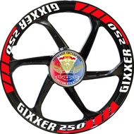 Gixxer 250 decal mag sticker good for 2 mags