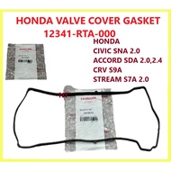 HONDA VALVE COVER GASKET  12341-RTA-000 HONDA  CIVIC SNA 2.0  ACCORD SDA 2.0,2.4  CRV S9A  STREAM S7