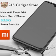 Xiaomi Mi 10T 5G / 10T Pro 5G / 10T Lite 5G / Redmi 10X 4G 5G / Redmi 10X Pro 5G Matte Antifinger Print Screen Protector