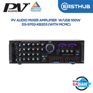 PV AUDIO DS-9702-KB203 100W Mixer Amplifier w/ USB Bluetooth (MCMC Approved)