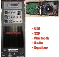 power kit speaker aktif 2 way usb audio seven 800watt original