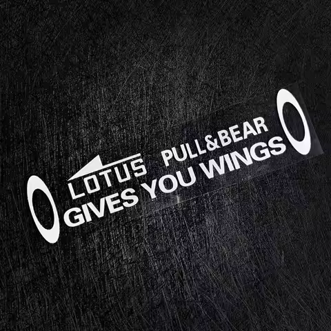 Cool Motorcycle Racing Helmet Visor Gives You Wings PULL BEAR Sticker Special LOGO Decal for SHOEI A