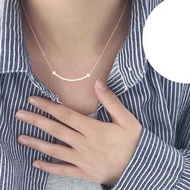 TIFFANY & CO. T Smile Necklace 笑臉 18k金 項鍊 頸鏈 金色 35189459 36201525 67513363
