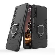 For Huawei P20 Pro Case Silicone TPU Hard Plastic Armor Back CoverHuawei P20Pro Phone Casing Shockproof Bracket