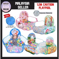 [ReadyStock] Baby Ocean Ball Playball Pool Pit Pop Up Playtent for Kids Castle Swim Pool Kolam Renan
