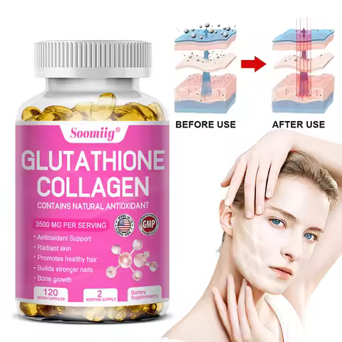 Collagen with Glutathione, Advanced Hydrolyzed Formula for Optimal Absorption, Skin, Hair, Nails & J