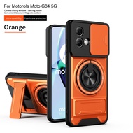 For Motorola G84 Case Moto G55 Cover Moto G56 G84 G55 Cases Magsafe Magnetic Fold Holder Military Ar