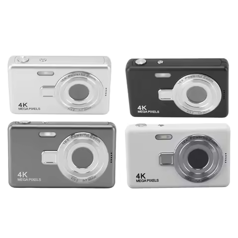 50MP 1080P Digital Camera 2.4in Screen 16X Zoom Auto Digital Camera for Student Vlog Portable Digita