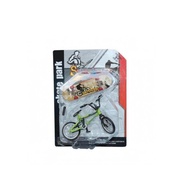 [whfashionkk] Blister Card Toy Set BMX-Style Miniature Alloy Cycle Finger Skateboard Toy Realistic M