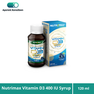 Nutrimax D3 400 Iu Sirup 120Ml / Vitamin D3 Anak