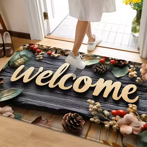 Soft and Comfortable Door Mat, Bedroom Floor Mat, Bedroom Carpet, Bathroom Absorbent Mat, Kitchen Ma