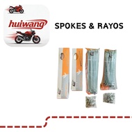 HUIWANG Khc Spokes & Nipple ordinary Rim’17 for Motorcycle