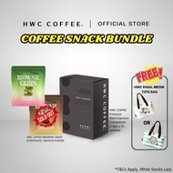 HWC Coffee Snack Bundle | Premium Black Espresso Concentrate + Brownie Crisps