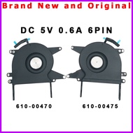 Laptop Cooling Fan Cooler Radiator 610-00470 ND55C81-20D19 D1T032250GRQ9KM12 610-00475 ND55C84-20E04