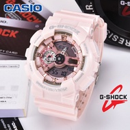 Pink (Ready Stock) Original CASIO 110 G Shock For Men Casio G Shock Watch For Men Casio Baby G Watch For Women Digital Sports Smart Watch For Women CASIO Square Watch For Boy Girl Original Dual Time Display LED Auto Light Sports Wrist Watches Gifts