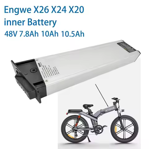 For Engwe X26 X24 X20 Foldable Ebike Battery 48V7.8Ah 10Ah 10.5Ah Replacement Battery for Engwe X26 