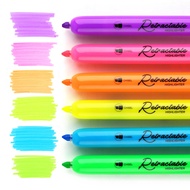 WRITECH Retractable Highlighter and Refill /12 Colors