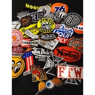 RK (VOL III) 34PCS MOTORCYCLE STICKERPACK LAPTOP STICKER MOONEYES VONDUTCH DEUS EX MACHINA VONDUTCH