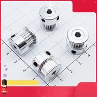 [2 Pieces]- GT2 Gear, 20 Tooth Pulley, 2mm Step, 7mm Belt Groove, 4mm Hole Smart.hcm