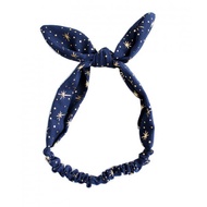 Star Bunny Headband - Navy