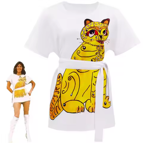 AABBAA Agnetha Fältskog 80S Costume Retro Disco Stage Outfit Women Cosplay Fancy Dress