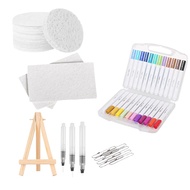 【FEHG MALL】 Magic Texture Painting Kit 3D Foam Kids DIY NEW Puffy Paint with Drawing Pens and Easel
