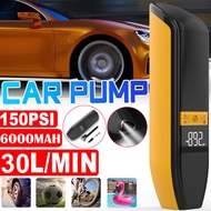 Portable Air Compressor Tire Inflator metal motor  cordless Air Pump 150 PSI Tire Pump Car Tyre Inflatable for Car Bicycle Ball