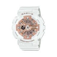BA-110X-7A1 Baby-G White Pink Gold Women's Watch
