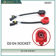 HID Bulb Ballast Harness Converter Socket Adapter Wire Cable For D2S D2R D4S D4R