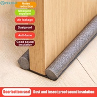 Windproof Seal Strip Draught Excluder Stopper Door Bottom Guard Double Protector Doorstop Dustproof 
