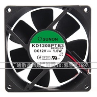 KD1208PTB3 Original SUNON 8025 12V 1.4W 8CM Suspended Maglev Silent Axial Cooling Fan