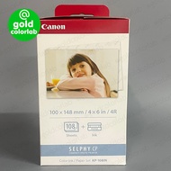 กระดาษ Canon KP-108 4x6 inch สำหรับ Selphy Printer **ใช้ได้กับ Printer Selphy ทุกรุ่น**