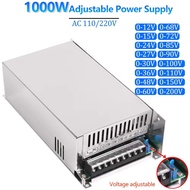 1000W Switching Power Supply Voltag Adjust 0-12V 15V 24V 36V 48V 60V 85V 110V 200V LED Digital Displ