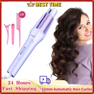【Fast delivery】XIAOMI 32mm Automatic Hair Curler for Women Tourmaline Ceramic Curling Iron Rotating 